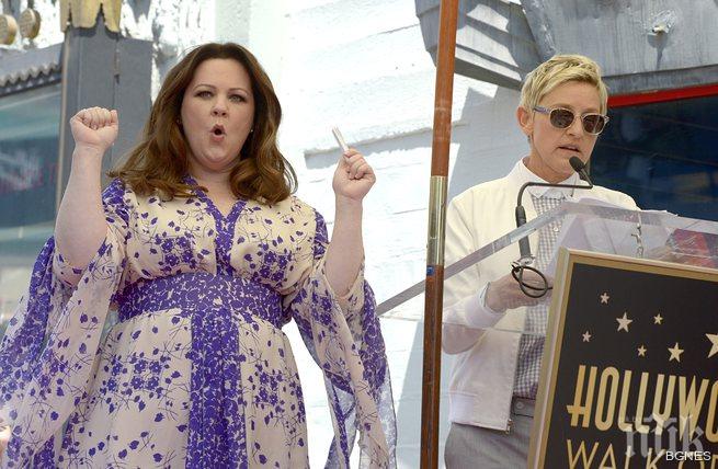 Мелиса Макарти стана звезда №2552 в Холивуд