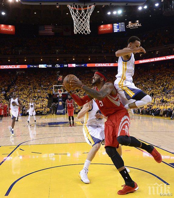 Голдън Стейт поведе в серията срещу Хюстън