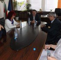 Областният управител на Разград проведе среща с президентa на КНСБ Пламен Димитров