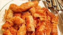 Баница с картофи и заливка