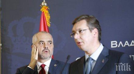 вучич поиска албански инвестиции сърбия