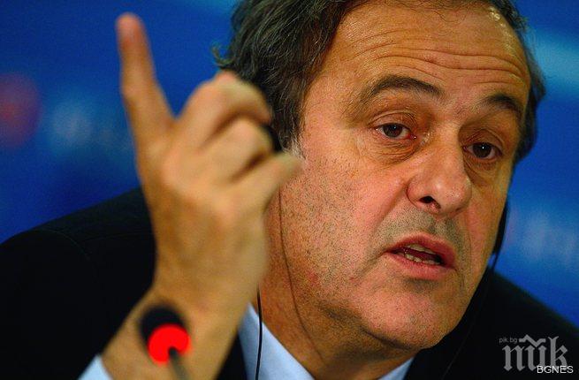 Платини: България работи много добре за развитието на футбола