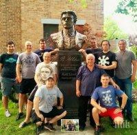 Бизнесмен от Ахелой вдигна паметник на Левски в Чикаго