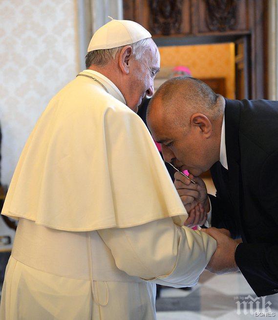 Борисов: Аудиенцията при папата е огромен жест, ние сме привилегировани