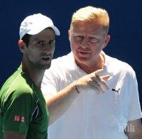 Ноле учи Борис Бекер на тенис