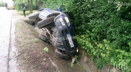 зрелищна катастрофа тир джип враца