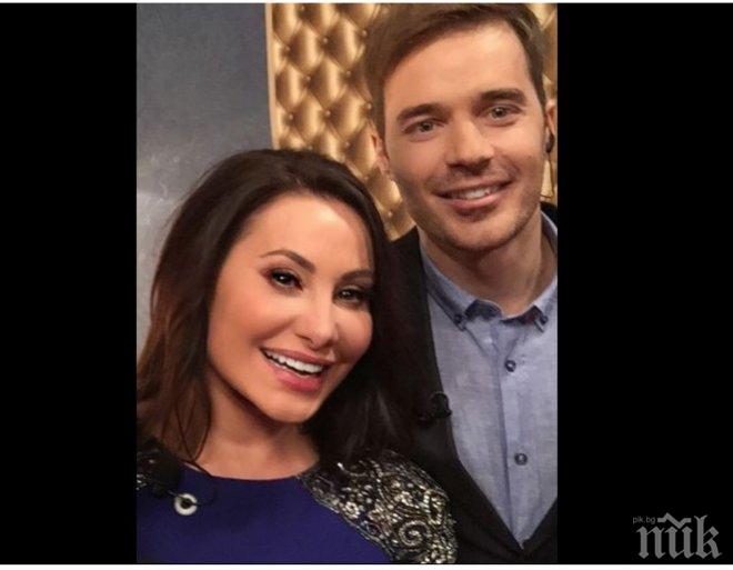 Мадам Мулти спонсорира Ники Илиев! Вижте как се сдушиха водещите на България търси талант