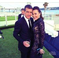 Дарина Павлова се фука с Антонио Бандерас