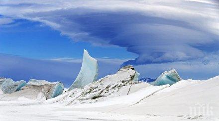 превозват лед разтапящата антарктида