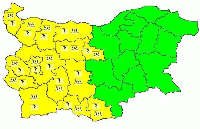 Жълт код за силен северняк в Бургас