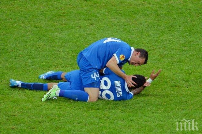 Матеус със счупен нос и травма на главата