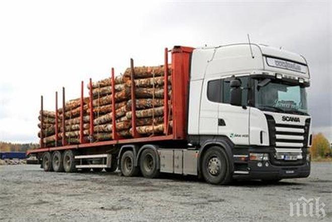Слагат GPS-и на камионите с дървесина 