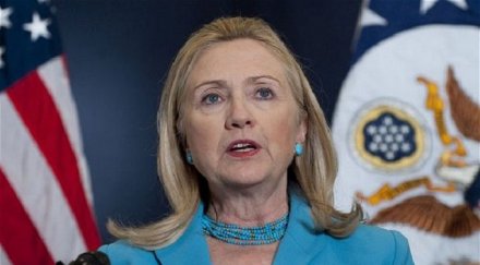 хилари клинтън влезе болница