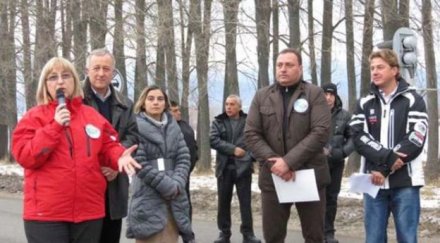 цветан цветанов протестира банско