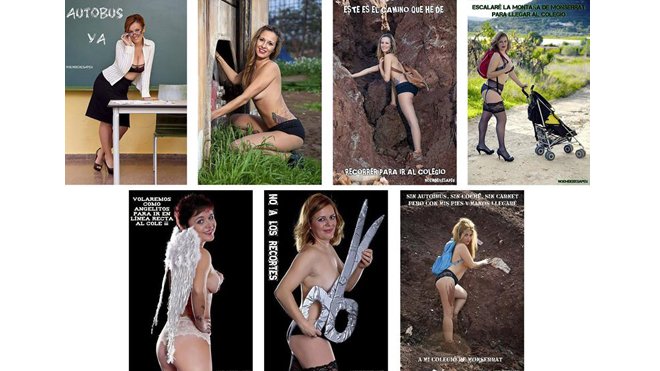 Разголени майки събират пари за училищен автобус