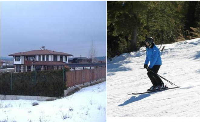 Плевнелиев разпуска на ски край Банско 