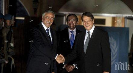 кипърските преговори пожънаха първия голям напредък