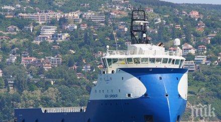 кораби южен поток стоят рейд варна