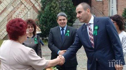 цветан цветанов герб дава висока оценка дейността кметовете излъчени партията великотърновска област снимки