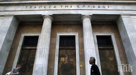 гръцките банкови депозити сринаха ниското ниво години