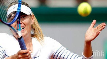 безкомпромисна шарапова схруска стосър отива осминафинал