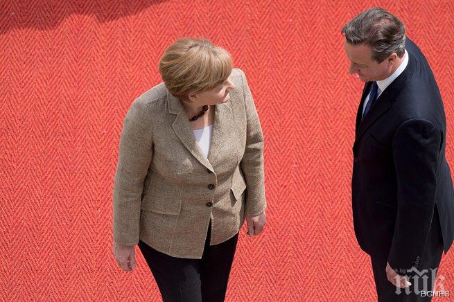 Меркел: Великобритания трябва да остане в ЕС 