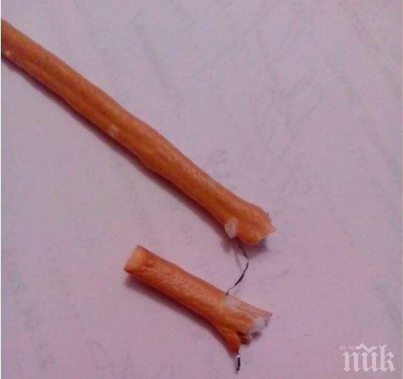 Внимание, родители! Варненка намери метална стружка в солета (снимки)