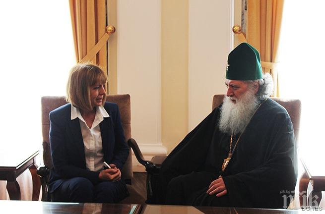Патриарх Неофит и Фандъкова обсъдиха предмета Религия в училищата