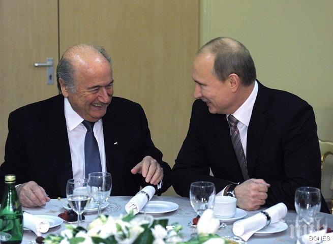 Путин: САЩ опитват да попречат на преизбирането на Блатер