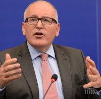 Франс Тимерманс идва в четвъртък в България