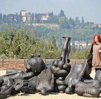 Изложба на Антъни Гормли във Флоренция