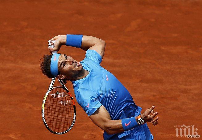 Надал преодоля Кузнецов и е на осминафинали в Париж