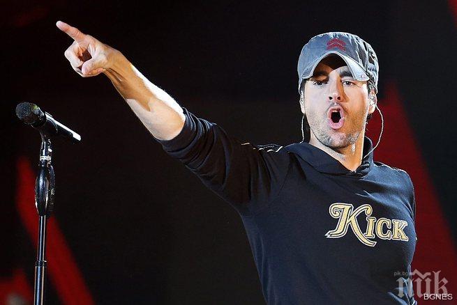 Дрон поряза пръстите на Енрике Иглесиас