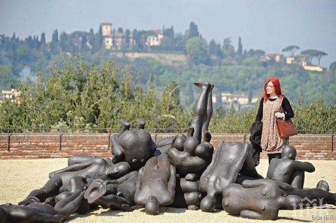 Изложба на Антъни Гормли във Флоренция