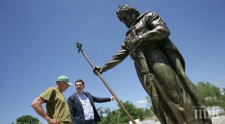 откриват метровия паметник цар самуил държавни почести