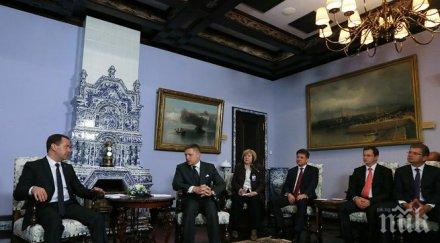 медведев призна рискове турски поток