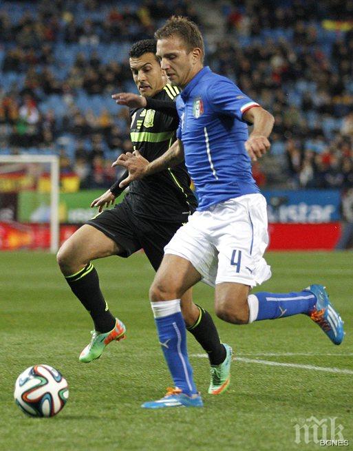 Италия без Кришито и Поли срещу Хърватия