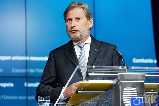 В Скопие еврокомисарят Хан ще иска неотложно решение на кризата