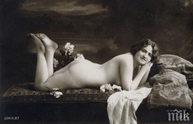 Черна дантела и извивки: Ето какво е било секси преди 100 години (Снимки 18+)