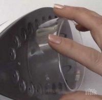 Тя имаше нужда от пластмасова бутилка, ютия и няколко различни лака. Защо? Защото идеята е уникална!