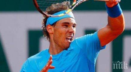 рафа надал изуми всички играе ролан гарос часовник 500 хиляди паунда