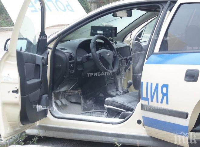 Патрулка катастрофира в Хаинбоаз, има ранен полицай