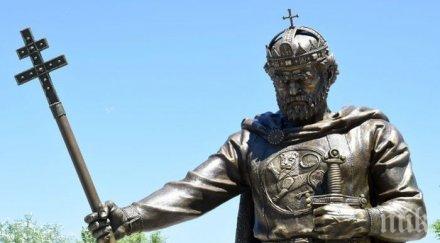 откриват монумента цар самуил парламента понеделник