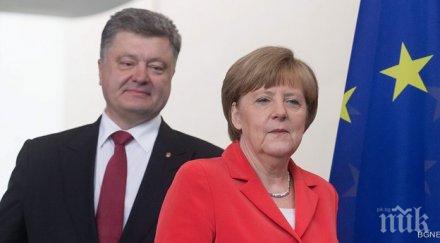 порошенко разговаря обама меркел