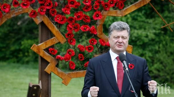 Порошенко се отчете за първата си година като президент на Украйна