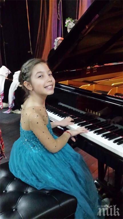 Десетгодишна пианистка очарова Рим