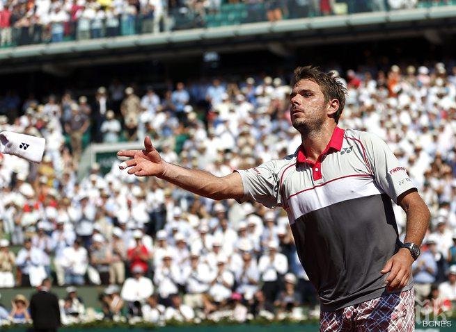 Вавринка се справи с Цонга, отива на финал на Ролан Гарос