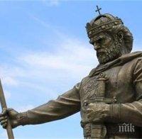 Скандал в ефир заради очите на паметника на цар Самуил