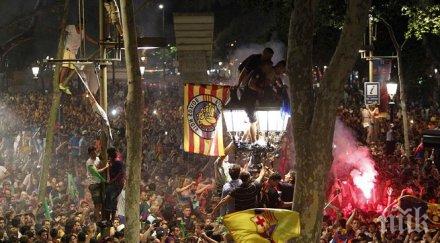 парад улиците барселона европейската купа