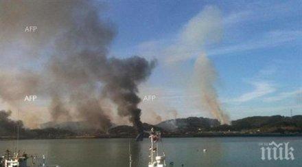 двама души ранени взрив катер украинската гранична служба